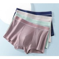 4PCS high quality men's boxer shorts summer L-3XL