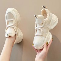 Thick Sole Small Shoes Mesh Surface Casual Sports Shoes