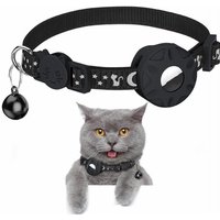 AirTag Tracker Silicone Case Reflective Stars Moon Cats Dogs Pet Collar