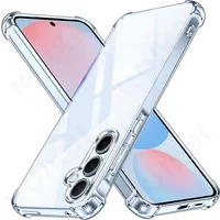 Case For Samsung Galaxy S24 S23 Ultra Plus FE A55 A35 A15 A54 A53 A14 4G 5G 4G 5G Silicone Soft Transparent TPU Protection Cover