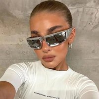 2023 light luxury trend spicy tide futuristic hip hop bungee riding sports sunglasses