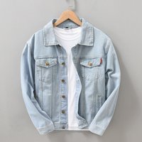 Clothing Heavyweight Denim Jacket Spring Autumn Loose Trendy Brand Handsome Japanese Workwear Jacket