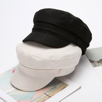 Korean Trendy British Style Internet Celebrity Octagonal Spring Newsboy Hat Autumn Thin Beret