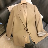 Clothing Suit Jacket Early Spring Autumn Niche High End Street Blasting Short Style This Years Popular Suits
