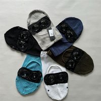 Designer two Lens Glasses Goggles men women Beanies Men Knitted Hats Skull Caps Outdoor Women Uniesex Winter Beanie Black Grey Bonnet hat