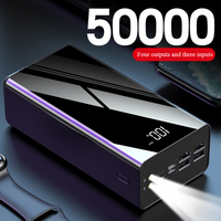 50000mAh/100000mAh Power Bank – 2A Fast Charging, High Capacity Portable Charger