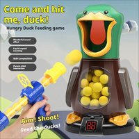 Children Hit Me Duck Shooting Toy Gun Boy Bullets Aerodynamic Soft Elastic Parent-child Toys Parent-child Interactive Entertainment Safety Toy Gun