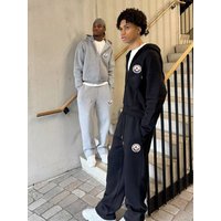 New American Retro Washed Long Sleeved Hooded Shirt Loose Casual Trousers Fashionable Japanese Sweater Suit