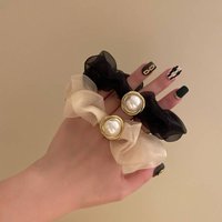 Sweet Rubber Band Rope Pearl Scrunchies Rubber Bands Ponytail Hair Accessories Elastic Headband