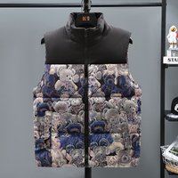 Men's Clothing Fashionable and popular cotton vest for teenagers and students, cotton cotton vest, trendy and versatile couple jacket, men's waistcoat