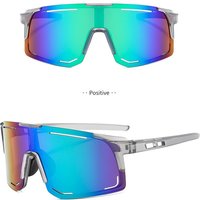 New Outdoor Glasses Bicycle Windproof Men And Women Riding Sunglasses European And American Colorful Sports Sunglasses