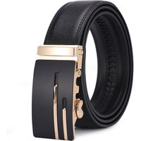 Genuine Leather Belt Automatic Buckle Business & Casual Style All Ages