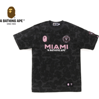 A BATHING APE Miami Collaboration Ape Head Short Sleeve T-shirt Made Of Pure Cotton Fabric