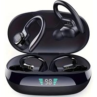 Earphones Ture Wireless Earbuds Ear Hook Sports HiFi Stereo Waterproof Headset Mic TWS Headphone