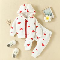 clothes David clothing suit hooded outerwear jacket trousers love strawberry casual thick clothing