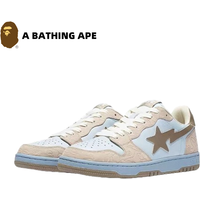 A BATHING-APE Bape-STA SK8 DUNK NO.93 Classic Low Help Flash Star Contrast Fashion Board Shoes Casual Skateboarding Shoes Unisex