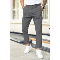 Men's Clothing 2025 New Spring And Autumn Men's Double Pleated Line Solid Color Casual Formal Trousers