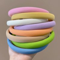 Children’s headband female sweet temperament candy color headband 2024 new all-match hair pressing non-slip hair grottoes hairpin hair accessories