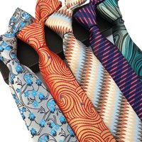 Men's Accessories New Paisley Floral Ties, Suitable For Both Formal And Business Casual Wear.