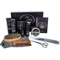 set with hair care and nourishment, wash water, oil, beard cream gift box, Beard kit
