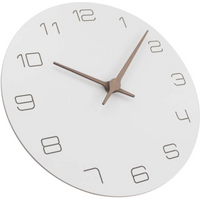 1pc Living room silent wall clock personalized wooden quartz clock wall mounted clock home minimalist wall clock