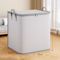 Striped Non Woven Double Handle Large Capacity Quilt Dust Bag Luggage Moving Packing Bag Clothes Finishing Bag