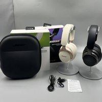 Cross-Border New Model Compatible With QC55 Over-Ear Bluetooth Headphones Stereo Cotton Strap Leather Case Wireless