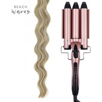 【2024 New】M-103 Egg Roll Hair Curler Four-Level Temperature Adjustable Big Waves Three-Tube Curling Iron