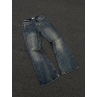 Wide leg Casual Denim Jeans Versatile Style Street Fashion.jean