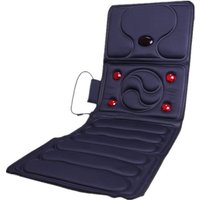 Multifunctional Electric Massage Mat Heating Full Body Massager Neck Back Legs & Hips Adjustable Vibration & Kneading Therapy"