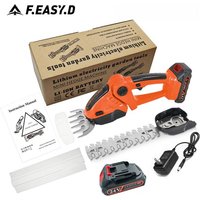 Cordless Lithium Hedge Trimmer Lightweight Handheld Shrub Cutter With Dual-Action Blades, Quiet Electric Garden Shears For Precise Lawn