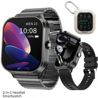Smart Electronics D8pro Watch Tws Earphones Smart Watch 2 1 Bluetooth Call Sports Watch Heart Rate Health NFC