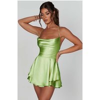 2025 Summer New European And American Hot Sexy Slim Fit Backless Solid Color Suspender Dress Skirt Pants