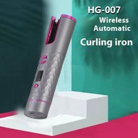 Wireless Automatic Curling Wand, USB Rechargeable Hair Curler With Heat Protection, Mini Travel-Friendly Styler For All Hair Types