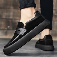 Autumn Breathable Men's Korean-style Fashionable Casual Shoes, Trendy Single Shoes For Young Men