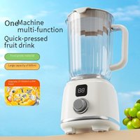 Portable Juicer Blender Fruits & Smoothies High Speed USB Rechargeable 5 Blades BPA Free Glass Cup Ideal Home
