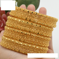 Dubai Bridal Alloy Flower Bracelet New Middle Eastern Arab Women's Wedding Gold Bracelet Wholesale