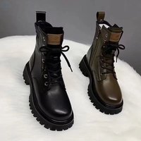 Martin Are Really Soft Leather Thick Soled Women's Velvet Autumn And Winter New 2023 Short Boots British Style