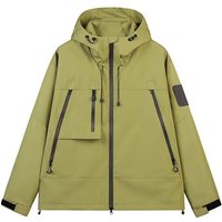 Men's Clothing Men's Outdoor Streetwear Hooded Windbreaker Jacket - Lightweight Waterproof Windproof Coat For Spring & Autumn (Green, Khaki, Black)