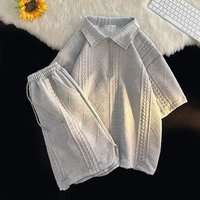 Clothing fashion casual short suit temperament simple trend all match five point sleeves spring ins