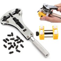 Watch Repair Tools 2-in-1 Set Watch Opener Three-claw Open Fixed Base Watch Bottom Cover Opener Open The Rear Cover To Replace The Battery