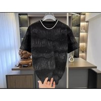 Clothing Starry Sky Hole T Shirt Light Luxury Summer Short Sleeve Casual Top