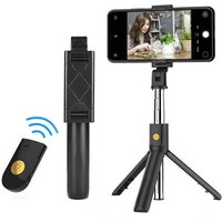 Selfie Stick Degree Photo Holder Lengthened Tripod Live Broadcast Support All Mobile Phones Bluetooth Remote Control