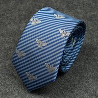 VOOTHOST New Design Wedding Men Tie Bee Stripe Neckties Men Business Casual Fashion Groom Collar Accessories Gift F0139