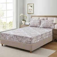 Wood Grain Texture Paisley Mattress Cover Polyester 3D Printed Bedspread