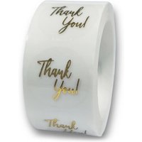 100-500 Pcs 1Inch Gift Transparent Sealing Thank You Stickers Design Scrapbooking Festival Birthday Party Decorations Labels