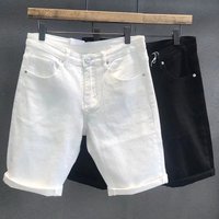 Men's Clothing Summer Thin Korean Style Trendy Slim Shorts Trendy Brand Color Shorts