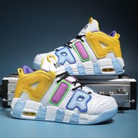 Pippen Big Basketball Shoes Panda High Top Cushion Sports