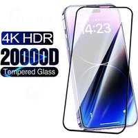 20000D Full Tempered Glass Apple iPhone 14 13 12 11 Pro Max mini Screen Protector iPhone X XR Max 7 8 Plus SE Glass Film
