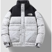 Premium Couple's Down Jacket With 750 Fill Power White Duck Feather, Windproof & Thermal Insulated For Winter, Slim Fit Stand Collar Coat